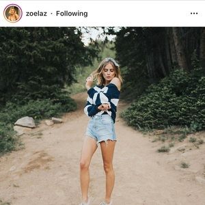 Free People Slouch Stripe Sweater